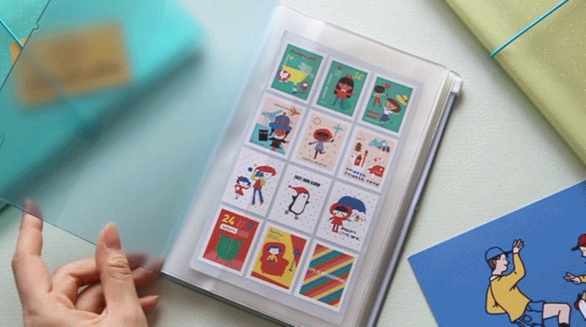 Long Type Sticker Storage Album - ZoocomingTree