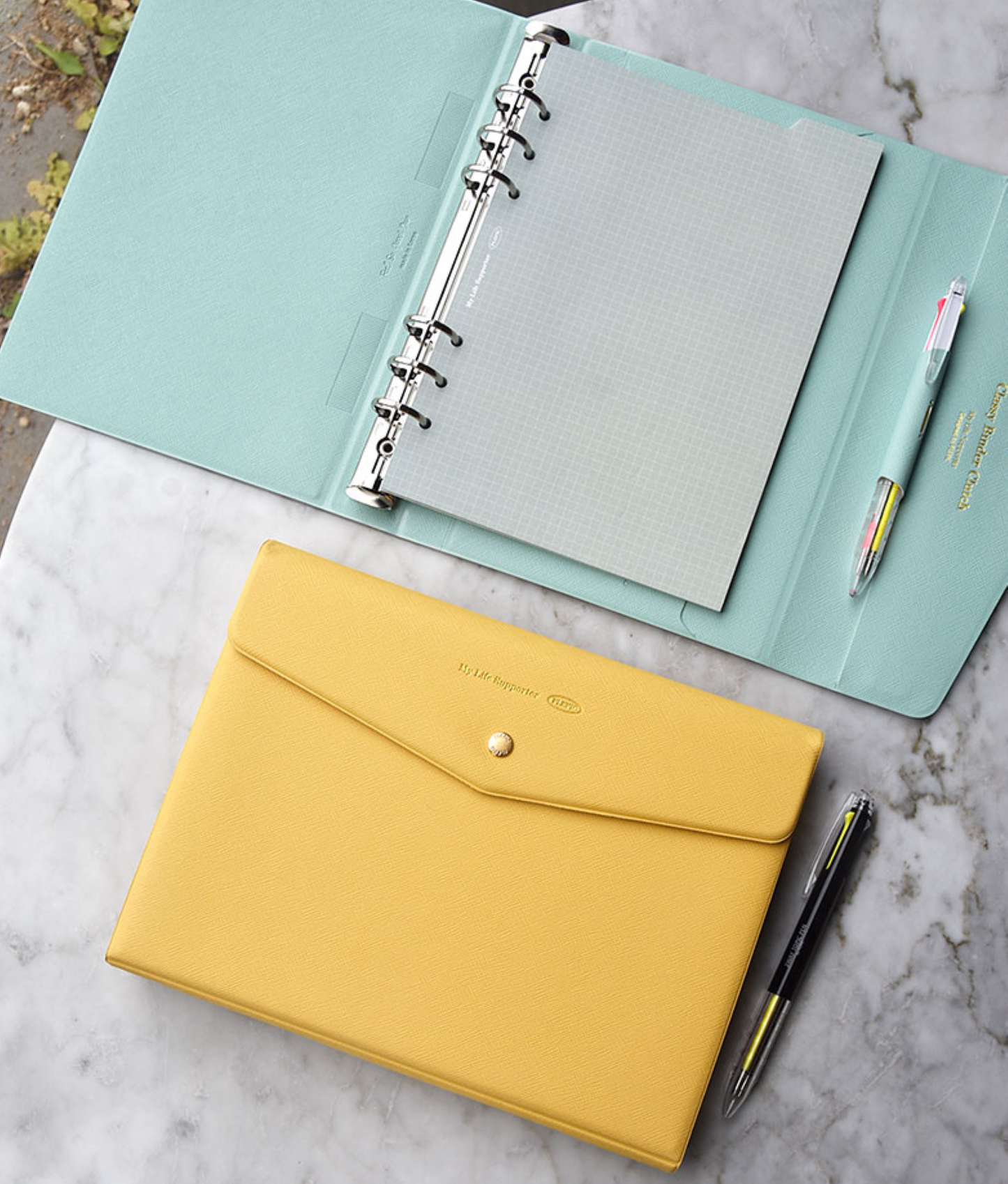 Modern A5 6 ring Clutch Style Binder - ZoocomingTree