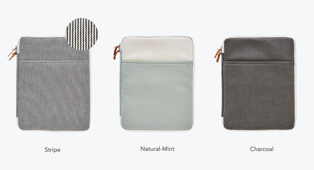 Natural Canvas Laptop 13" Sleeve - ZoocomingTree
