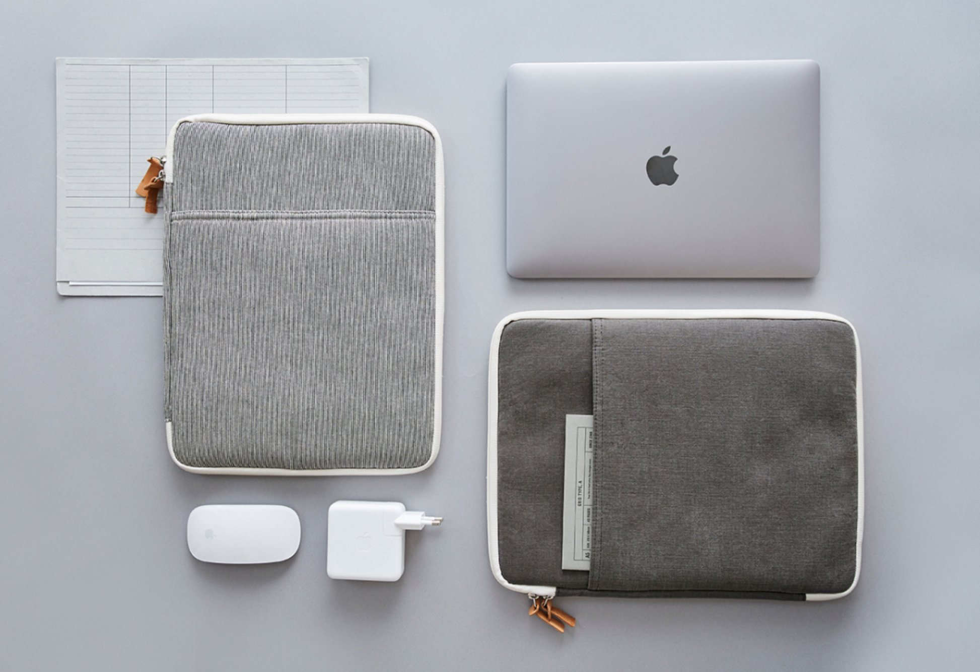 Natural Canvas Laptop 13" Sleeve - ZoocomingTree